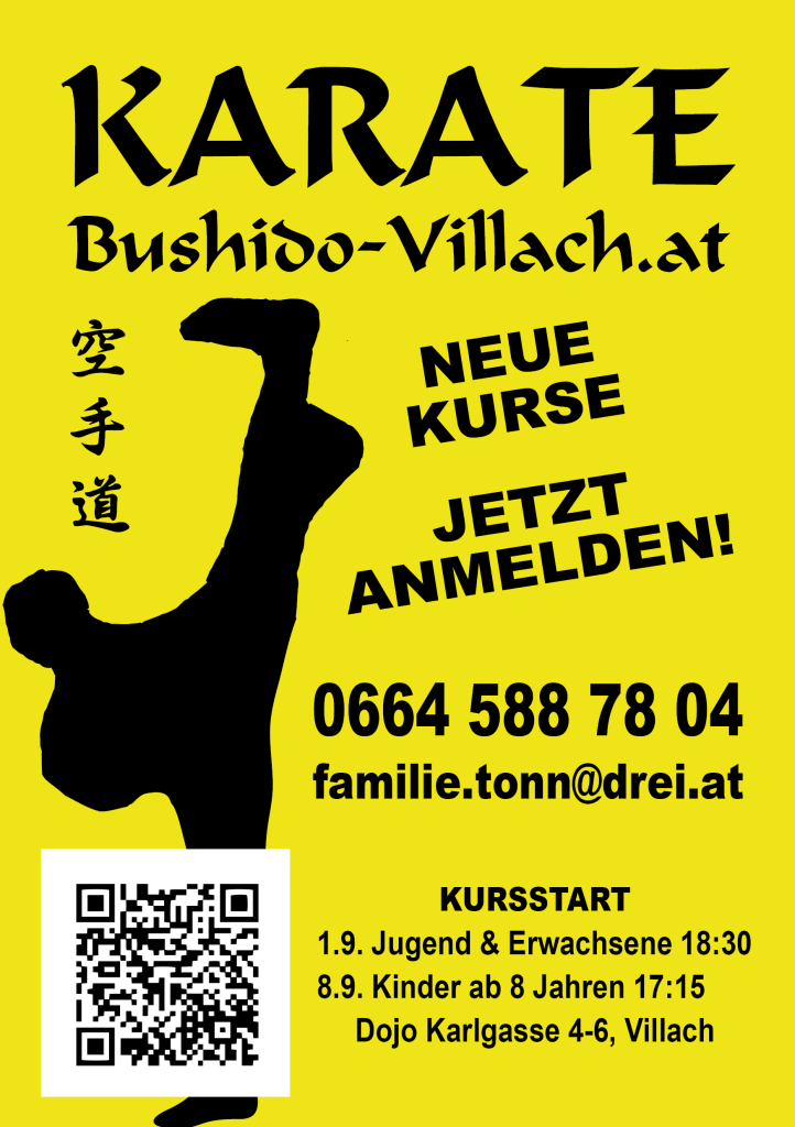 Kursstart Karate Bushido