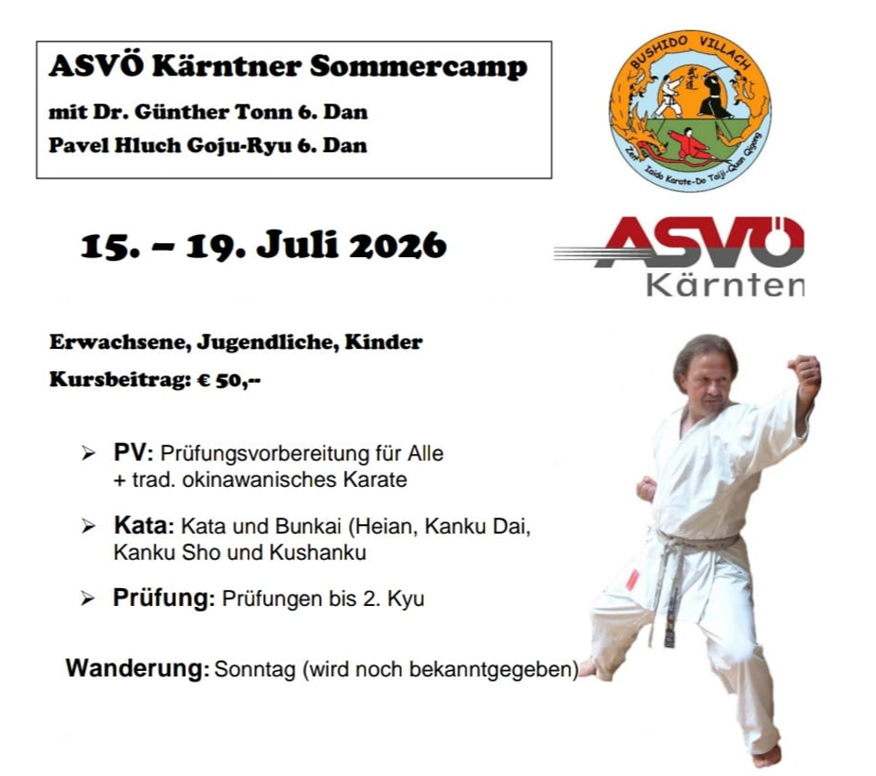 ASVÖ Sommercamp Karate Villach