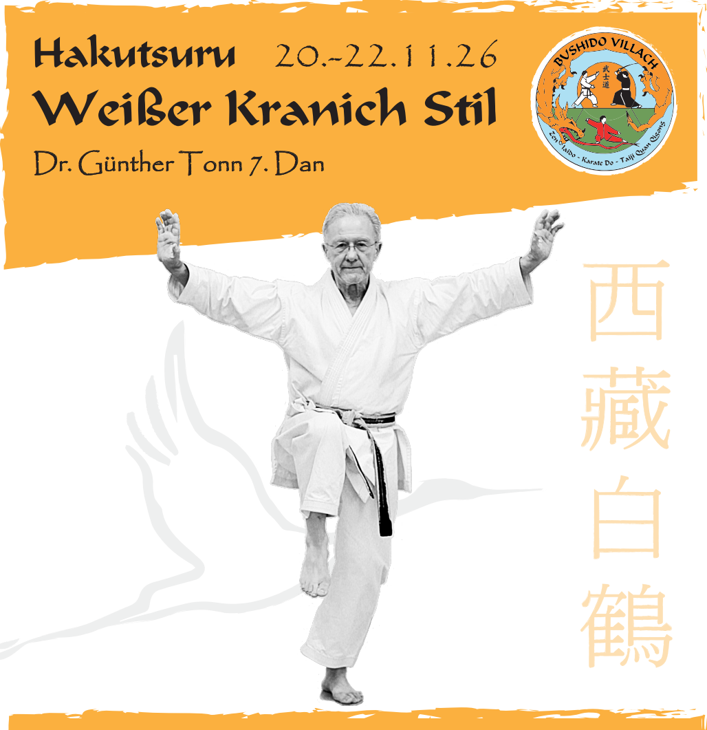 Hakutsuru -weißer Kranich Stil Seminar